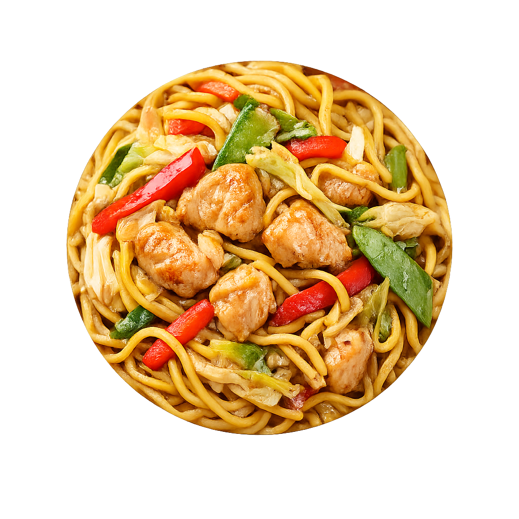 Tallarin al estilo oreintal