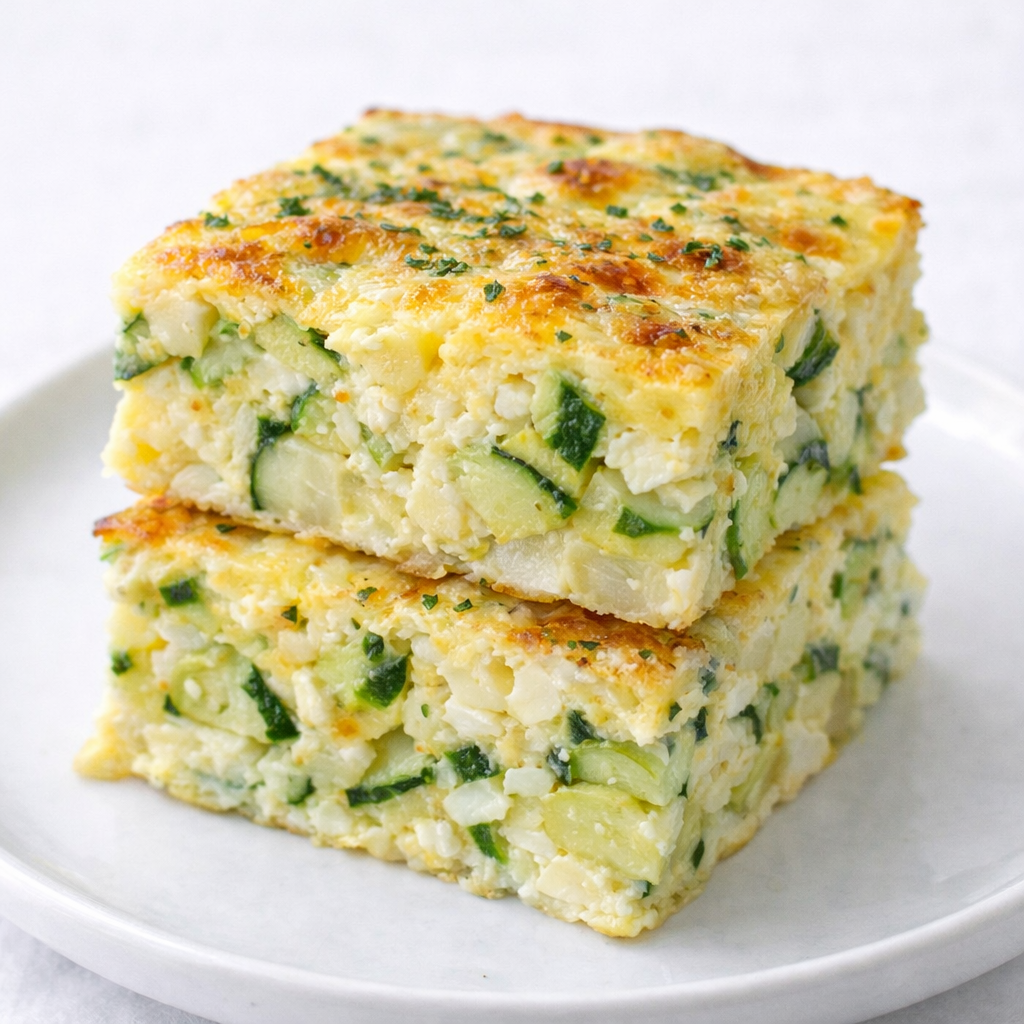 Pastel de zucchini con queso